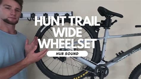 Hunt Trail Wide Wheelset Hub Sound Youtube