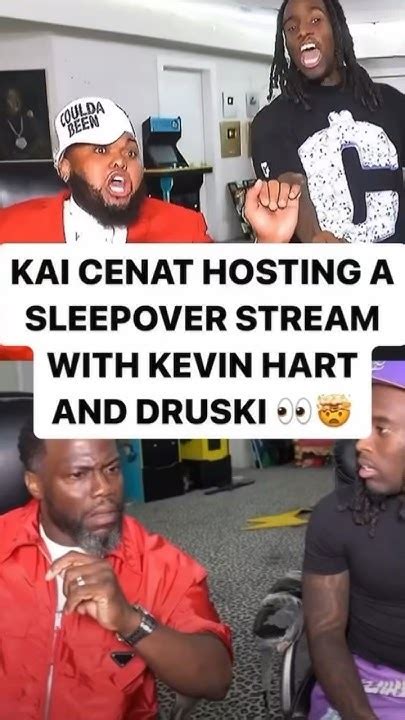 Kai Cenat Hosting A Sleepover With Kevin Hart And Druski😱 Shorts