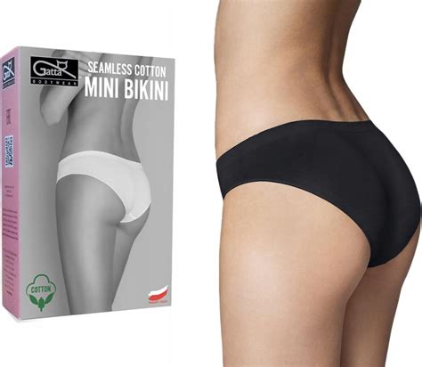 Seamless Cotton Mini Bikini Gatta Czarny M Ceny I Opinie Ceneo Pl