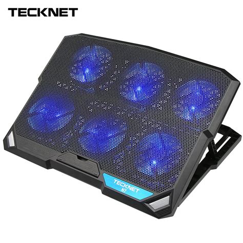 Tecknet Laptop Notebook Cooling Pads With Fans At Rpm Blue Led