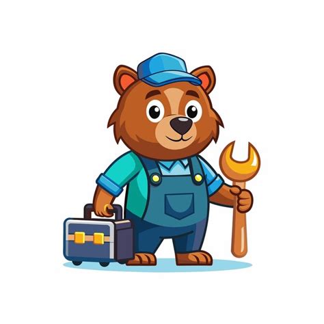 Premium Vector Bear Mascot
