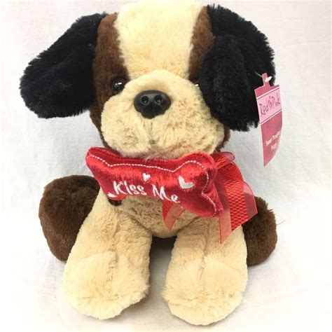 Dan Dee Sweet Thoughts 11 Puppy Kiss Me Valentines Day Stuffed