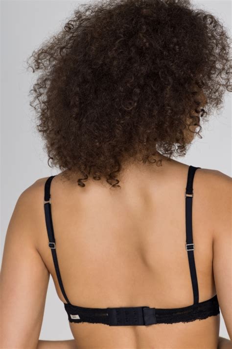 Suti Top Sem Bojo Tule E Renda Ant Nia Preto Jescri Lingerie