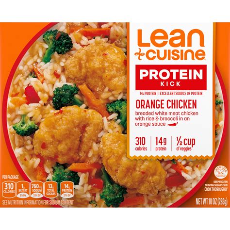 Lean Cuisine 14g Protein Orange Chicken Frozen Meal Shop Entrees