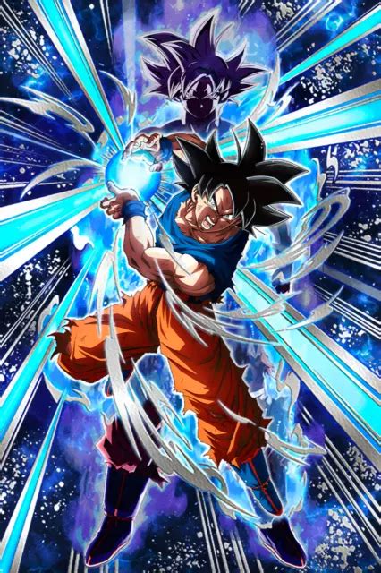 Affiche Dragon Ball Dbs Goku Ultra Instinct Kamehameha Pouces X