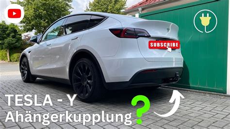 TESLA Y Anhängerkupplung Montage Anleitung YouTube