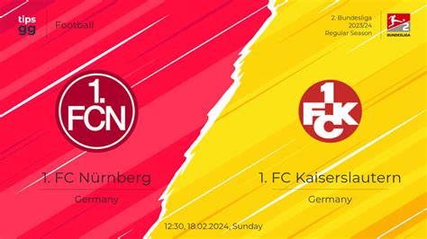 1 Fc Nürnberg Vs 1 Fc Kaiserslautern 18 02 2024 Match Prediction