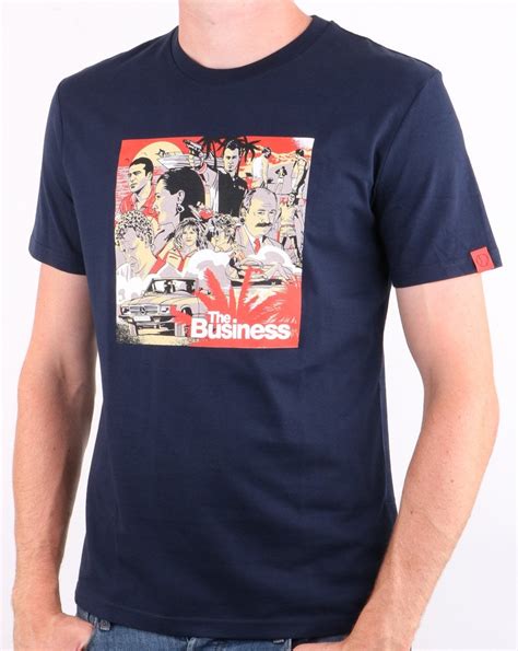 80s Casual Classics The Business T Shirt Navy 80s Casual Classics