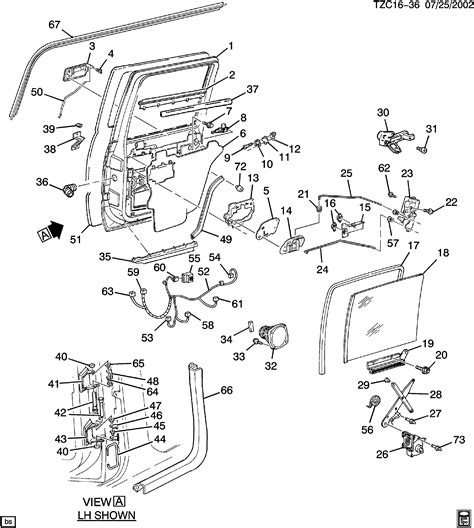 C1500 Suburban 2wd Door Hardwareside Rear Chevrolet Epc Online