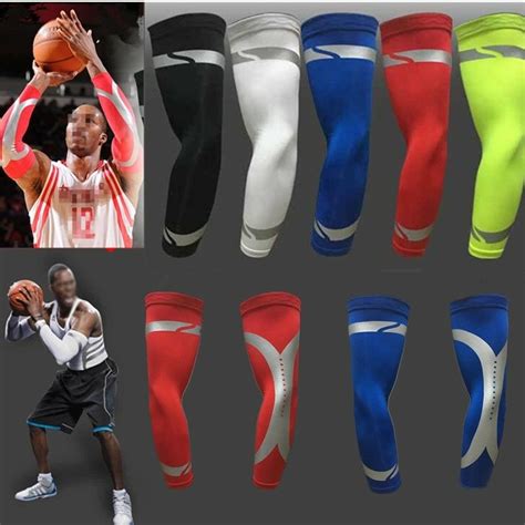 Pairs Cooling Arm Sleeves Cover Uv Sun Protection Basketball Golf