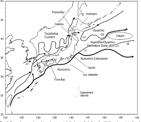 Figure 1 from Climate forcing and the Kuroshio/Oyashio ecosystem | Semantic Scholar