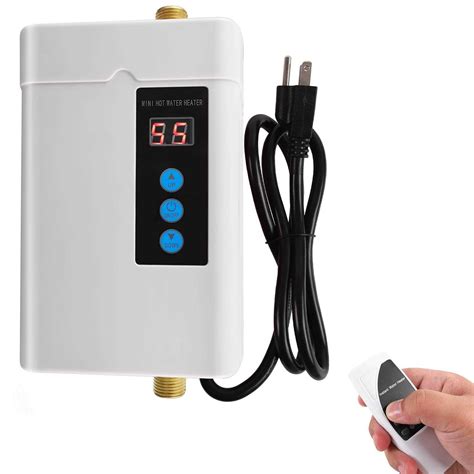 Tankless Electric Water Heater V W Under Sink On Demand Instant Hot Water Heater For