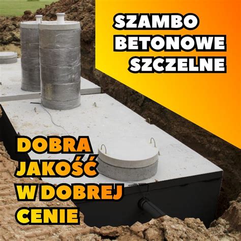 Zbiornik Betonowy Szambo Betonowe Deszcz Wka Woda Opadowa Produkcja