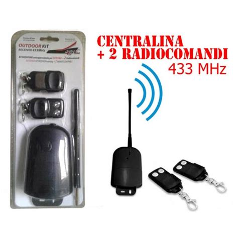 Kit Ricevitore Universale Con Radiocomandi Mhz