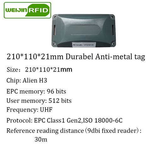 Uhf Rfid Anti Metal Tag 915 M 868 M Alien H3 210 1 Grandado