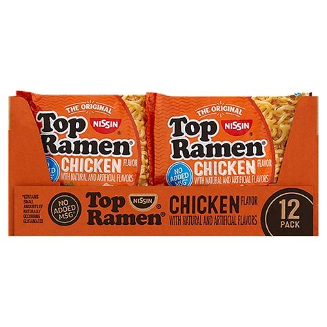 Nissin The Original Top Ramen Chicken Flavor Ramen Noodle Soup 3 Oz