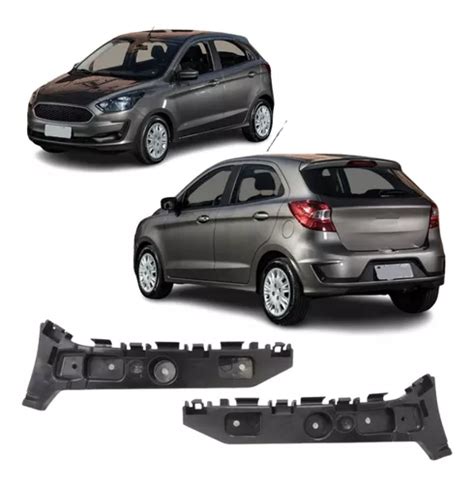 Par Guia Parachoque Traseiro Ford Ka Hatch 2019 2020 2021 Frete grátis