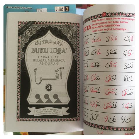 Buku Iqra Rasm Utsmani Cara Cepat Belajar Membaca Quran Set Toko