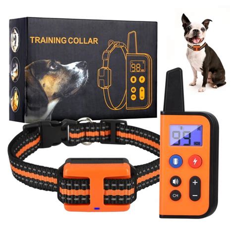 Dog Training Collar, Shock Collars for Dogs with Remote Rechargeable ...