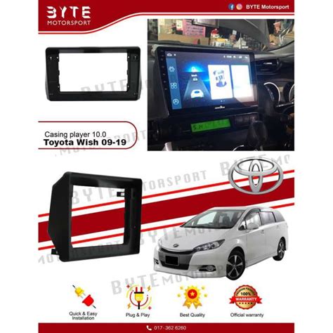 VESCUS Android Toyota Wish 2009 2019 T3L Android Player FOC LED