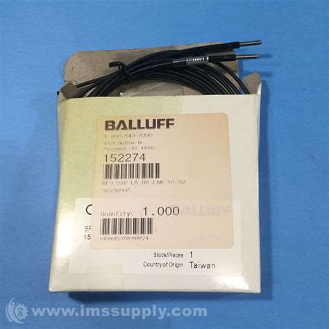 Balluff Bfo D La Rb Eak Fiber Optic Cable Ims Supply