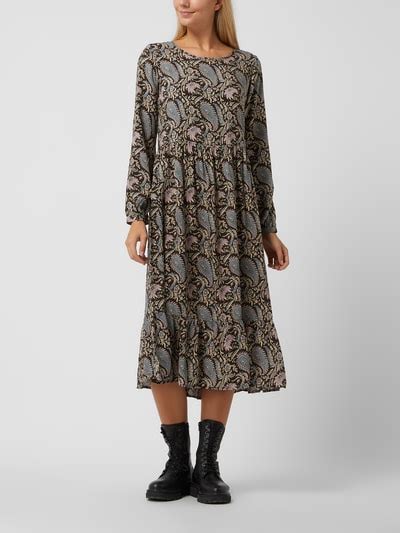 Soyaconcept Maxikleid Mit Paisley Muster Schokobraun Online Kaufen