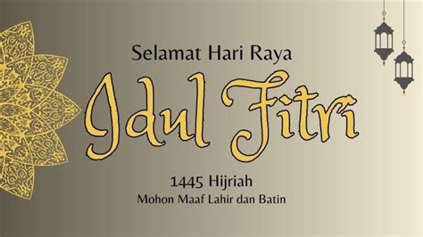 50 Poster Gambar Ucapan Selamat Hari Raya Idul Fitri 2024 Yang Menarik