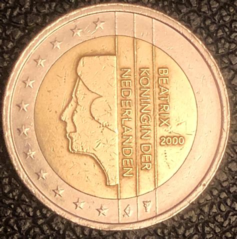 Moneda 2 euros Países Bajos 2000 BEATRIX KONINGIN der NEDERLANDEN