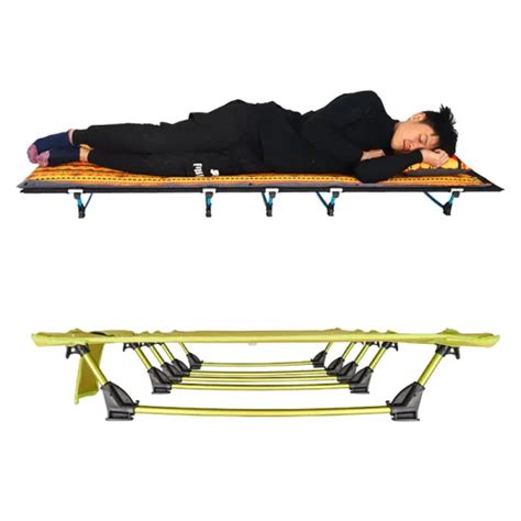 Portable Folding Bed Outdoor Lightweight Collapsible Camping Leisure ...