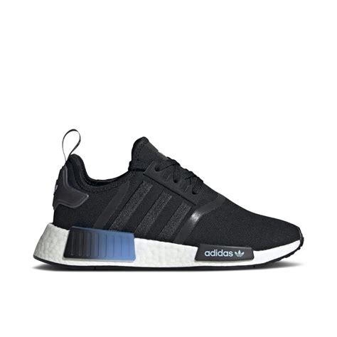 Adidas NMD R1 Black Blue Dawn Womens | HQ4247 | Laced