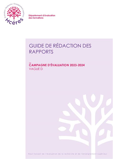 Calaméo Guide De Rédaction Des Rapports