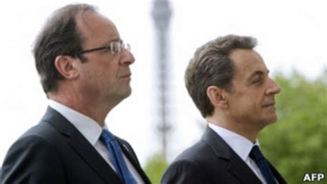 Hollande Et Sarkozy L Arc De Triomphe Bbc News Afrique