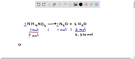 Solved According To The Following Reaction How Many Moles Of Ammonium