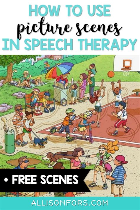 How To Use Picture Scenes In Speech Therapy Free Scenes