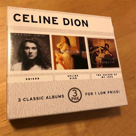 Celine Dion Unison The Colour Of My Love And St 3 Cd Pak Cube Rare