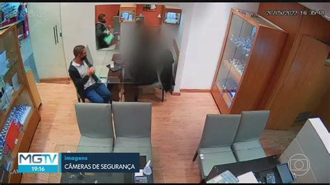 Vídeo Homem assalta joalheria em shopping MG2 G1