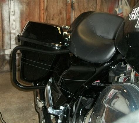 Installed Saddlebag Guards Harley Davidson Forums