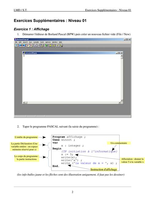 SOLUTION Exercices Suppl Mentaires Niveau 01 Studypool