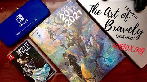 Bravely Default Ii Design Works The Art Of Bravely Unboxing Artbook