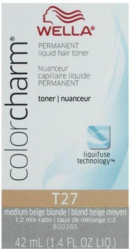 Wella Color Charm Toner T27 Medium Beige Blonde Bol