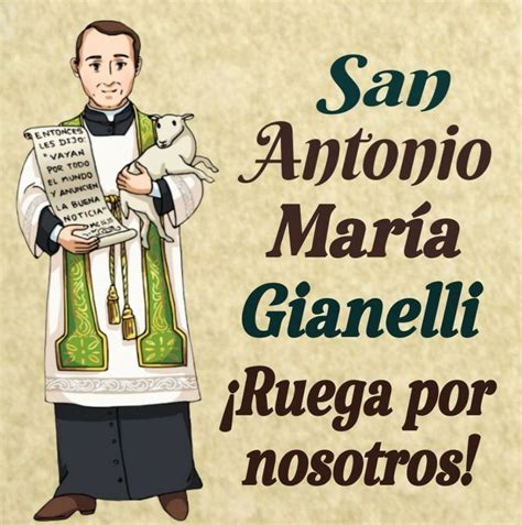 San Antonio Mar A Gianelli Obispo Y Fundador Devoto De Mar A