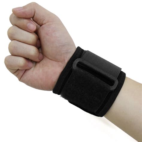 Black Adjustable Gym Sports Wristband Joint Protector Wrist Brace Wrap