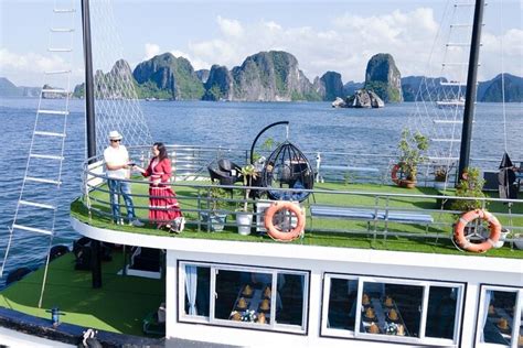 WEGO HALONG 04 stündige Kreuzfahrt in der Bucht vom Hafen von Tuan Chau