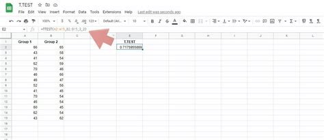 How To Do A T Test In Google Sheets Simple Guide Ssp