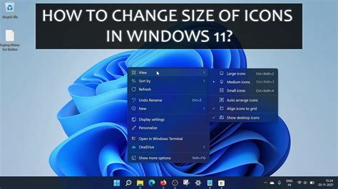 How To Resize Windows 11 Icons YouTube