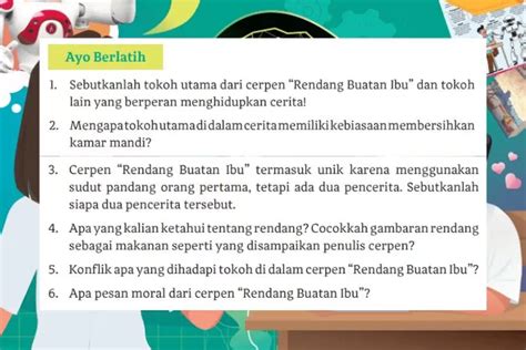 Menganalisis Cerpen Rendang Buatan Ibu Kunci Jawaban Bahasa