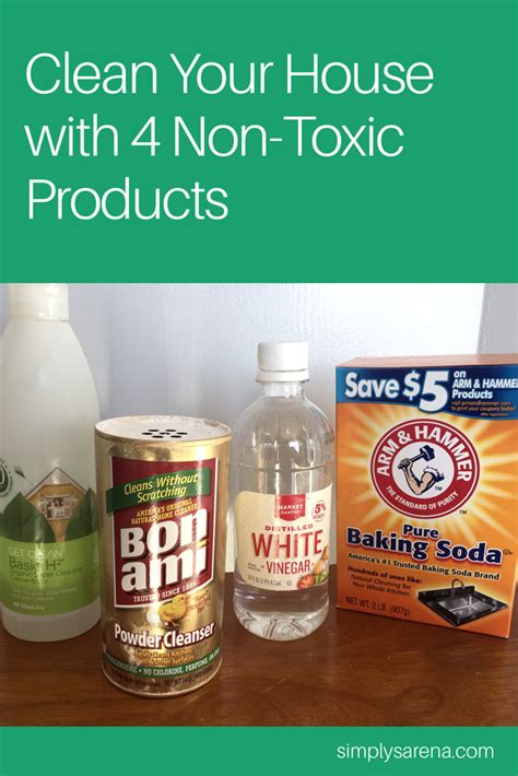 How I Clean My Entire House With 4 Non Toxic Cleaning Products Toxic