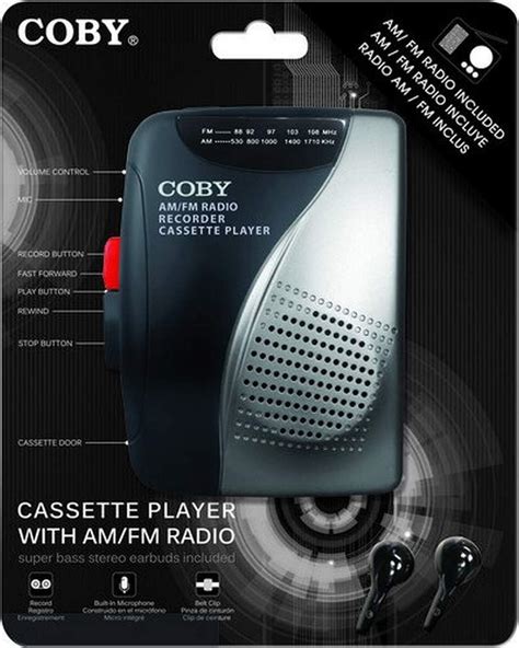 Amazon Coby Cvr Blk Am Fm Cassette Recorder With Stereo Earbuds