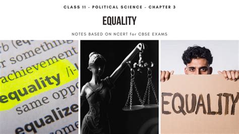 Equality Notes Class 11 Political Science Upsc General Studies Notes