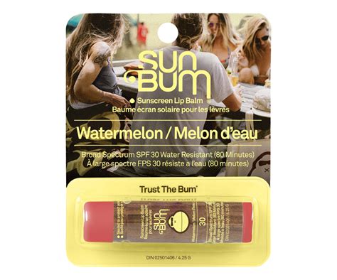 Sunscreen Lip Balm Spf 30 Watermelon 425 G Sun Bum Lip Care